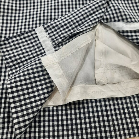 Vtg 70s handmade dark blue gingham skirt - Handmade - Picture 11 of 11